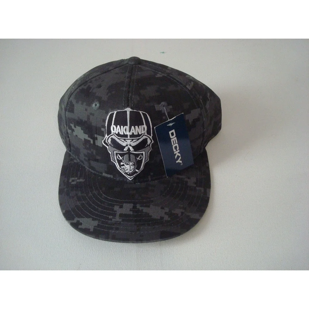 OAKLAND CAMO‎  SNAPBACK BEACH SKATE ADJUSTABLE HAT CAP DEADSTOCK  VINTAGE U3